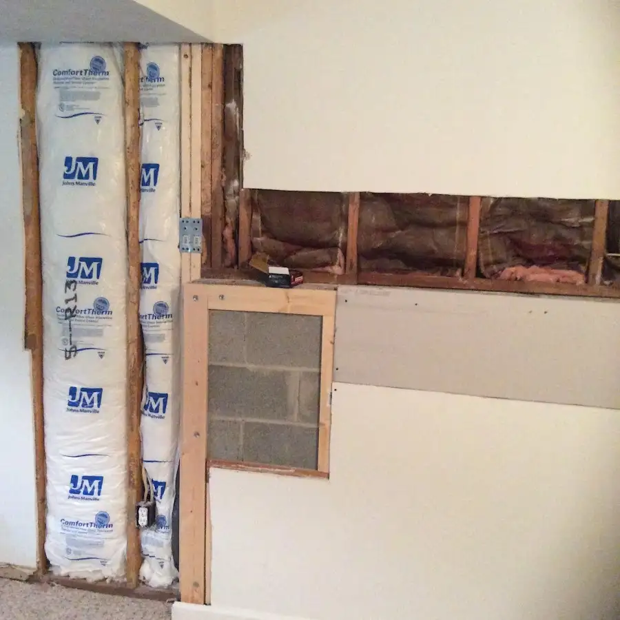 Wall insulation replacement during Contents Cleaning & Restoration in Cody